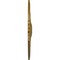 Ekena Millwork Attica Ceiling Medallion (Fits Canopies up to 3 3/4"), Hand-Painted Gold, 39 1/2"OD x 2 1/2"P CM39ATGLS - alternate 3
